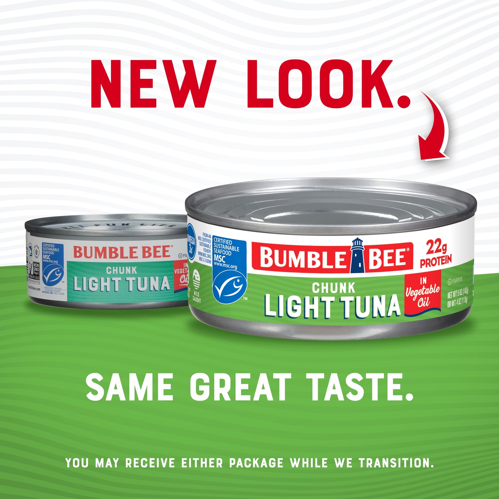 Bumble Bee Chunk Light Tuna in Oil 5 oz Cans Pack of 24 - Wild Caught Tuna