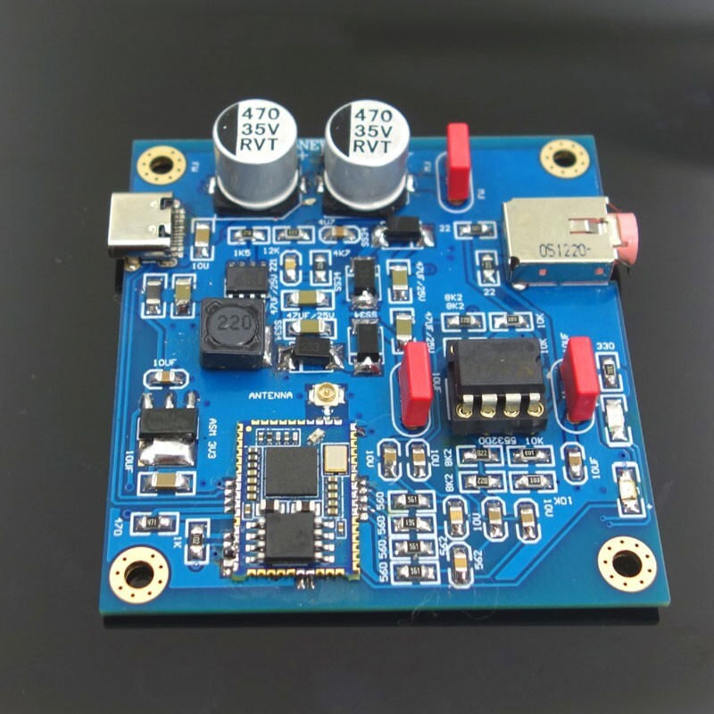 QCC5125 BT5.1 Decoder Board DAC Bluetooth Receiver for LDAC w/ Boost Circuit