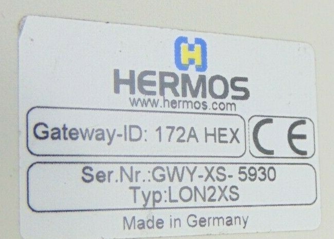 Hermos LON2XS GWRS232-11 Transponder Reader *used working