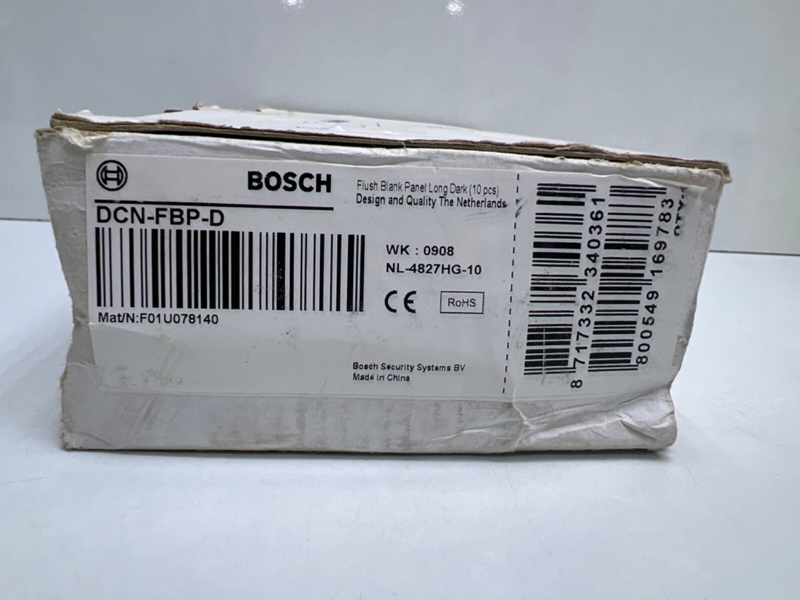 Bosch DCN-FBP-D Flush Blank Panel Long Dark (9 pcs.)