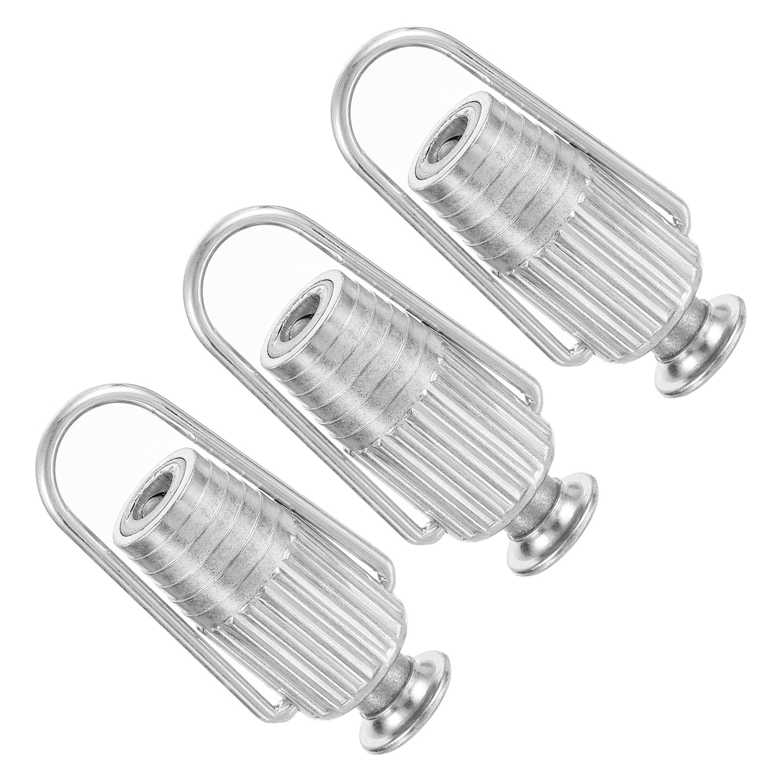 3 Pcs Clothesline Tightener Aluminum Alloy Clothes Drying Line Tensioner Silver