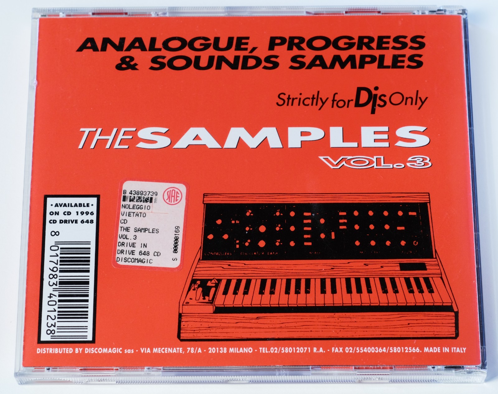 Discomagic - D.M.C - The Samples Vol. 3 - Cd Audio Sample/Sampling Library