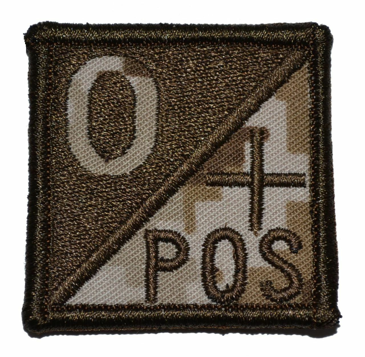 Blood Type 2x2 Military/ Patch Hook Backing Version 1