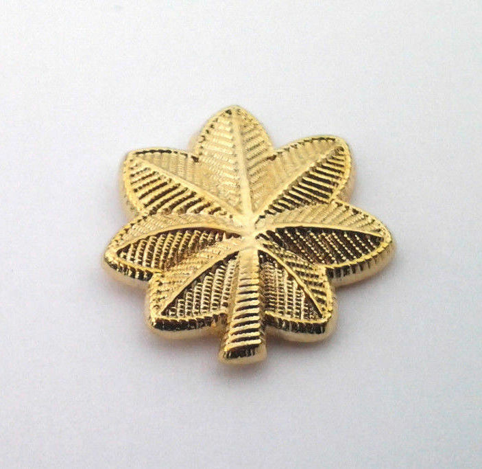 US ARMY RANK MAJOR (SMALL 3/4") GOLD Military Rank Pin P12673 EE