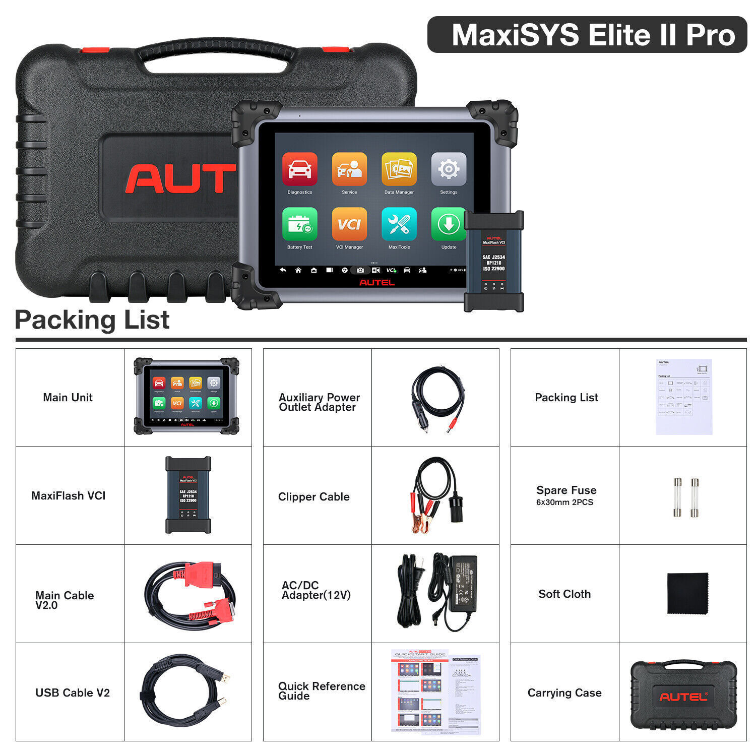 Autel MaxiSys Elite II PRO ULTRA Auto Diagnostic Scanner Programming E~CU Coding