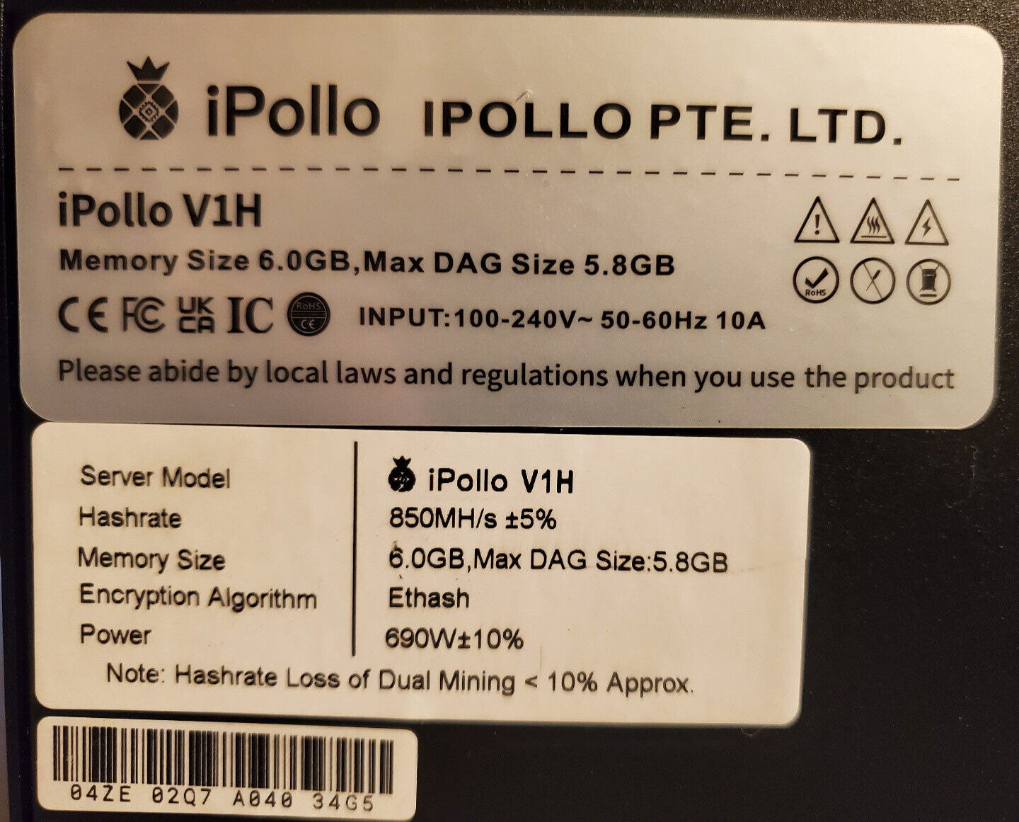 iPollo V1H 850MH