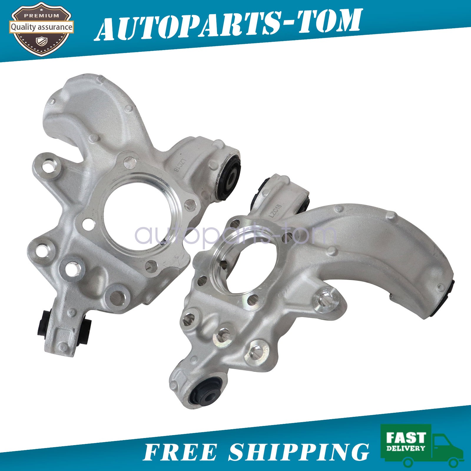 2x Rear Left & Right Steering Knuckle For Honda CR-V 2007 2008-2011 L4 2.4L 4WD