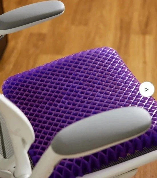 Purple Royal Seat Cushion with Washable Cover - 18" x 16" x 2"