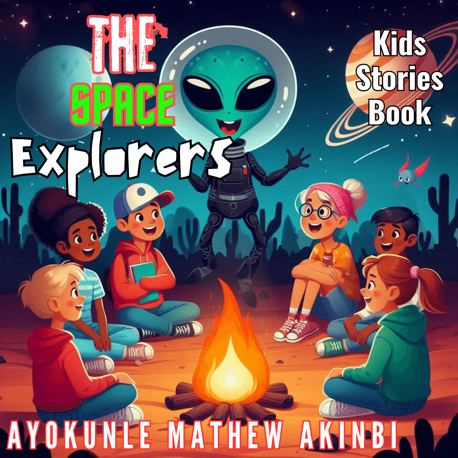 The Space Explorers Kids Stories Book