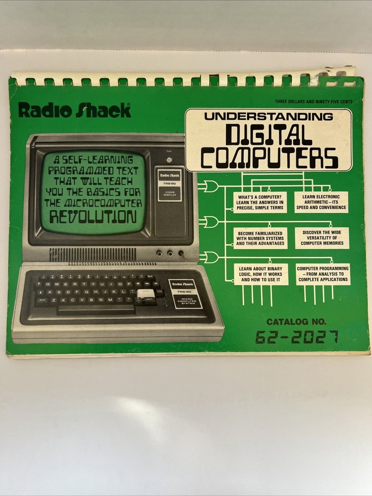Radio Shack Understanding Digital Computers Manual 1980 TRS-80 62-2027 Vintage