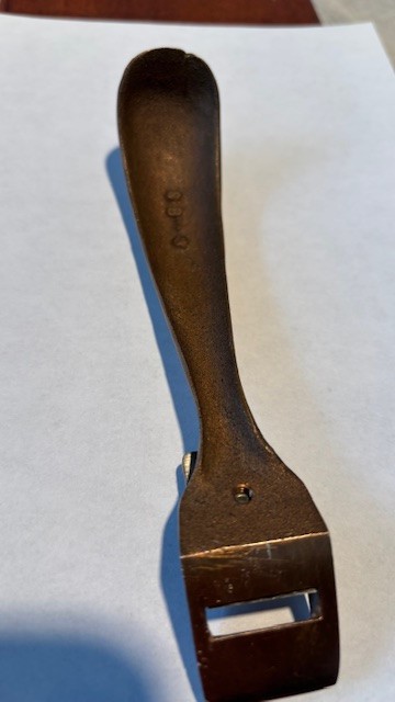 Woodworking Squirrel Tail Palm Plane Brass 6"