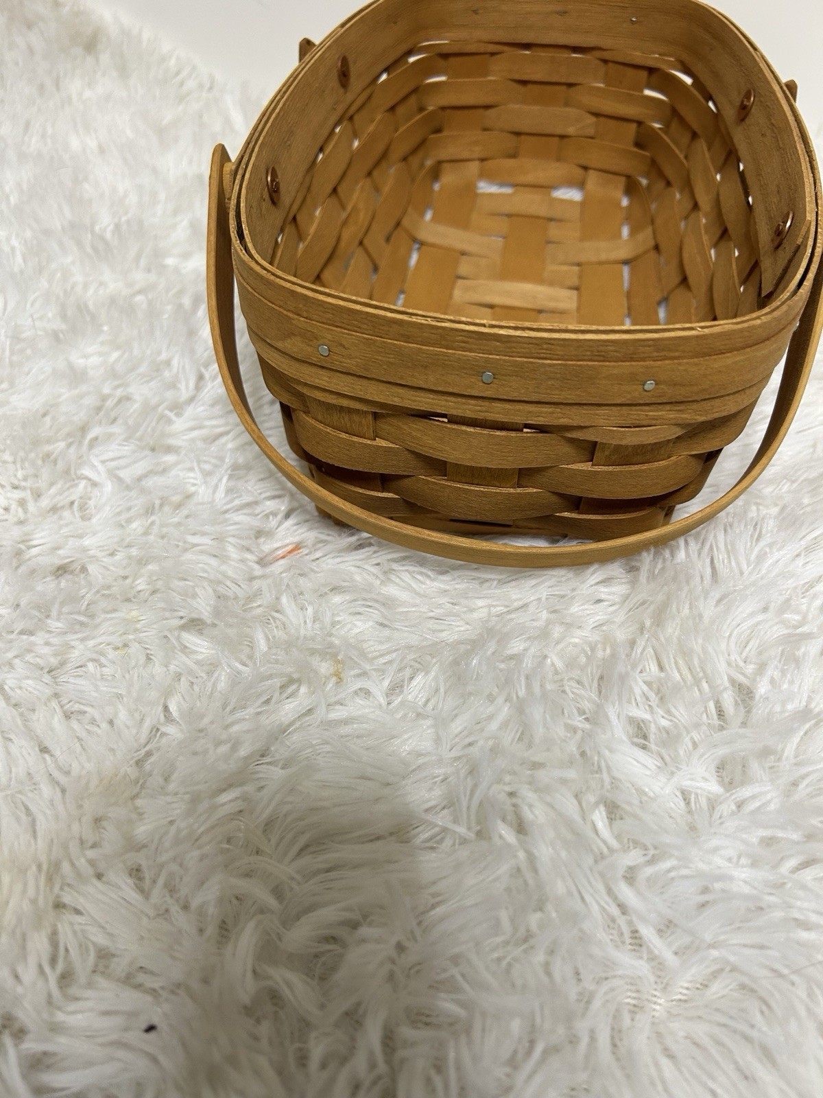 Henn Small Gathering Basket w/Swing Handles