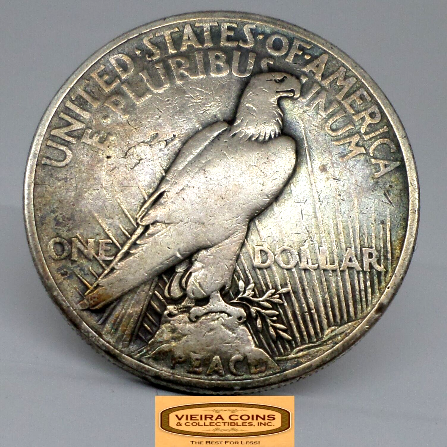 1921 Peace Silver Dollar, High Relief, Key Date - #C33343NQ