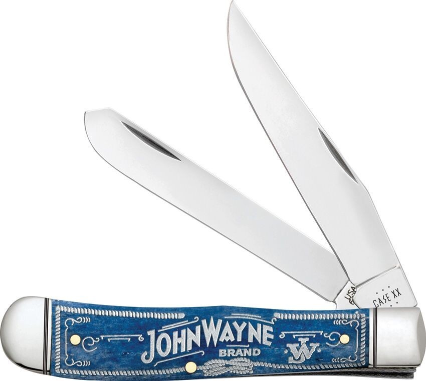 CASE XX KNIFE - {NEW} JOHN WAYNE TRAPPER  # 10719 - 4 1/8" CLOSED - USA - NIB