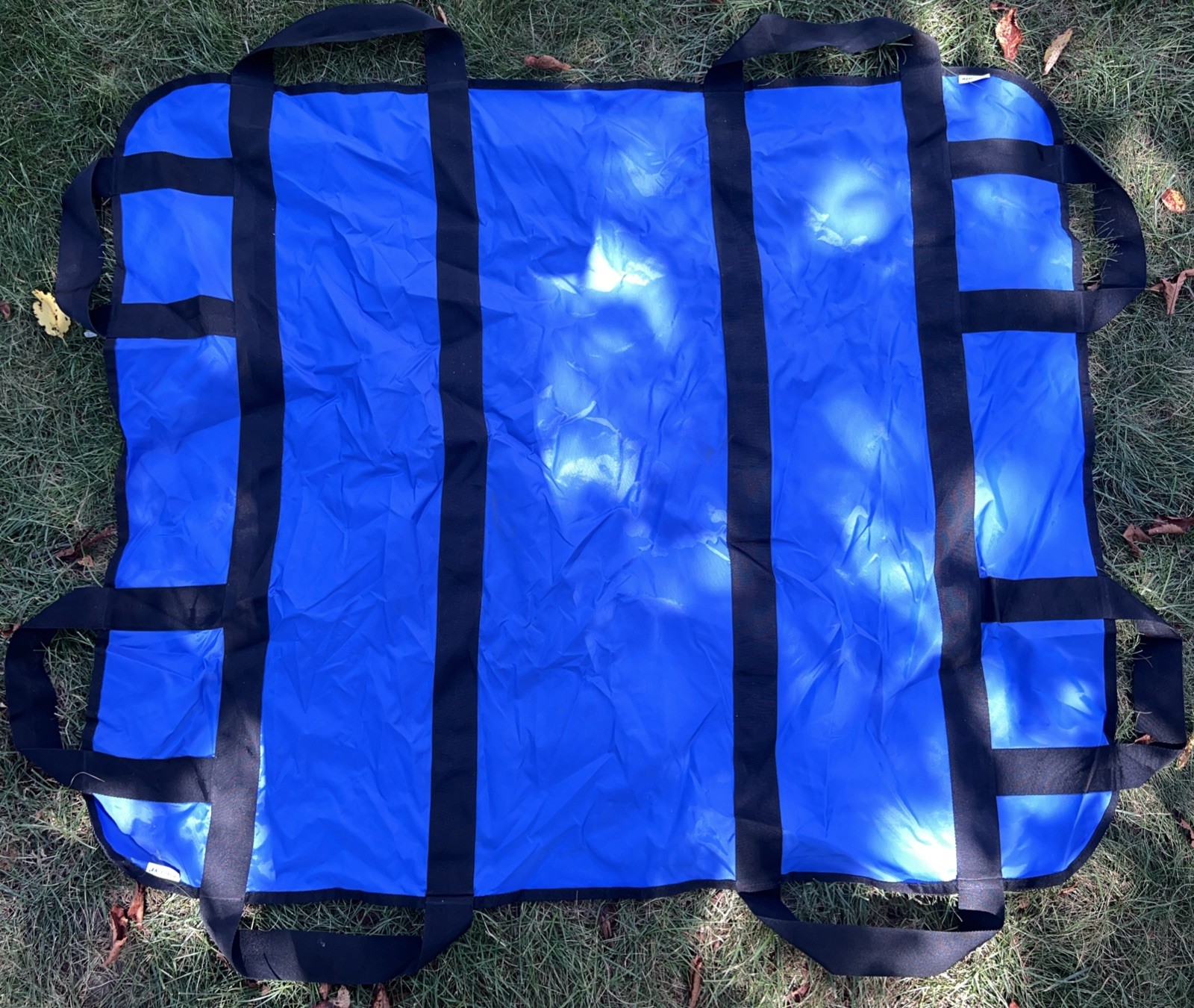ZHEEYI Multipurpose 48" x 40" Positioning Bed Pad with Reinforced Handles BLUE!