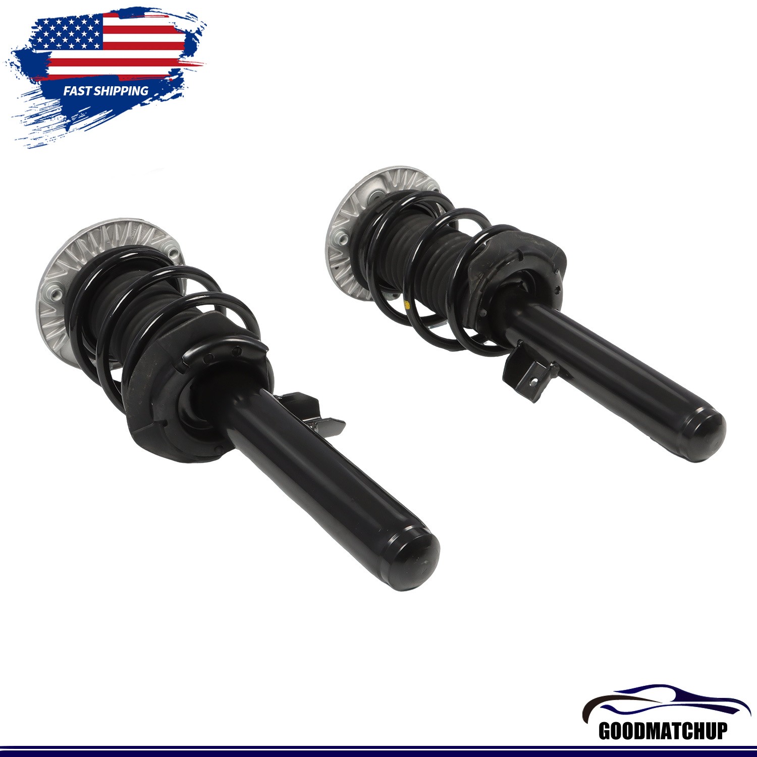 Pair Front Struts Assys For BMW F30 320i 328i 330i 335i xDrive 2014-19 w/o EDC