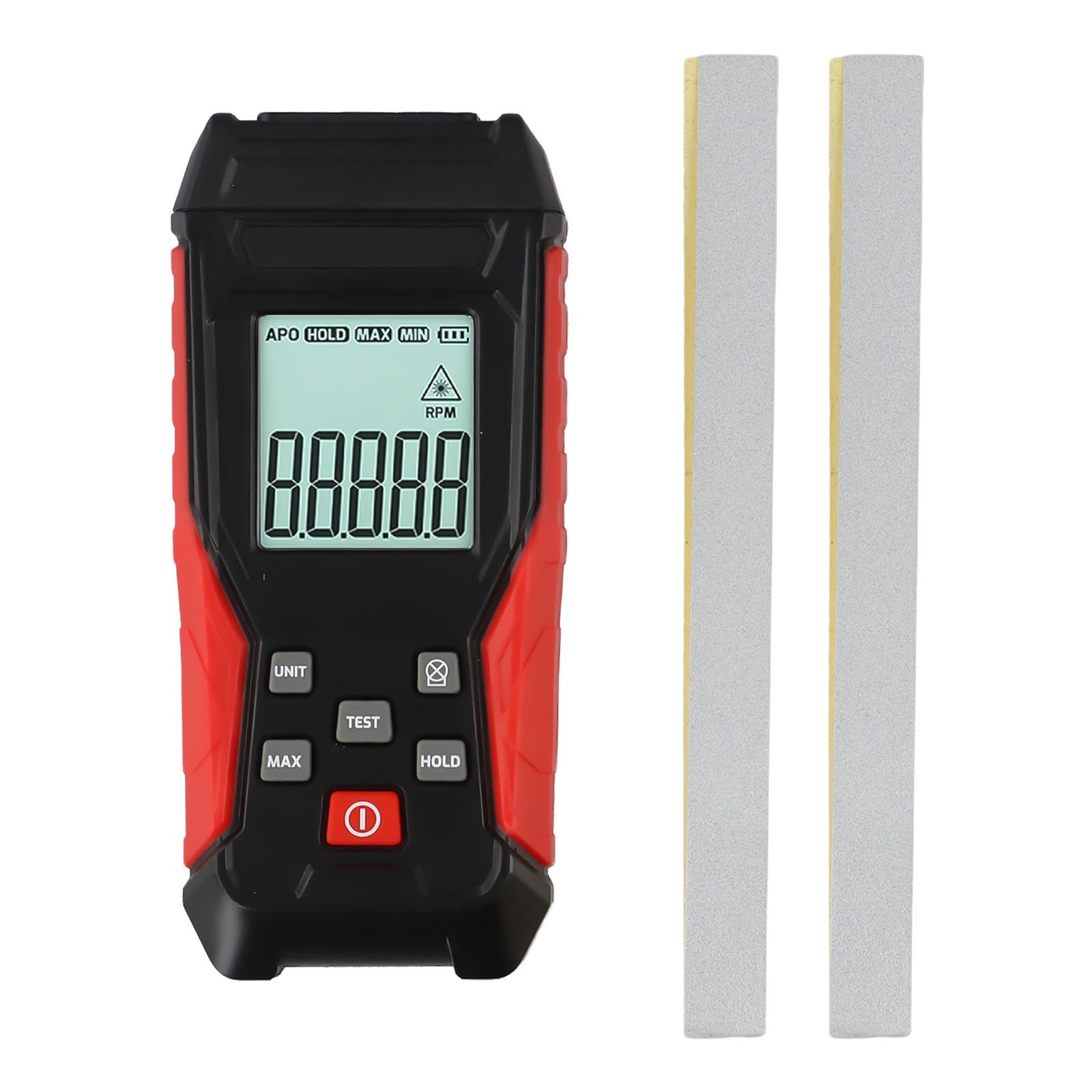 Lightweight Portable Digital Tachometer Measuring Up to 100000 RPM