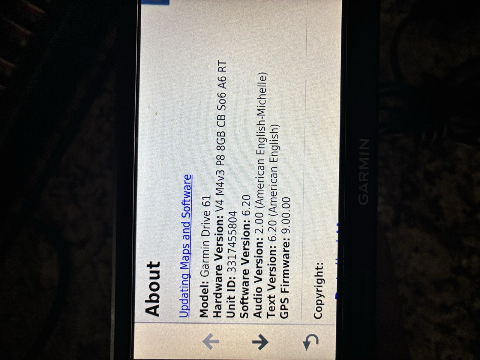 Garmin Drive 61 LM GPS touchscreen Tested Working