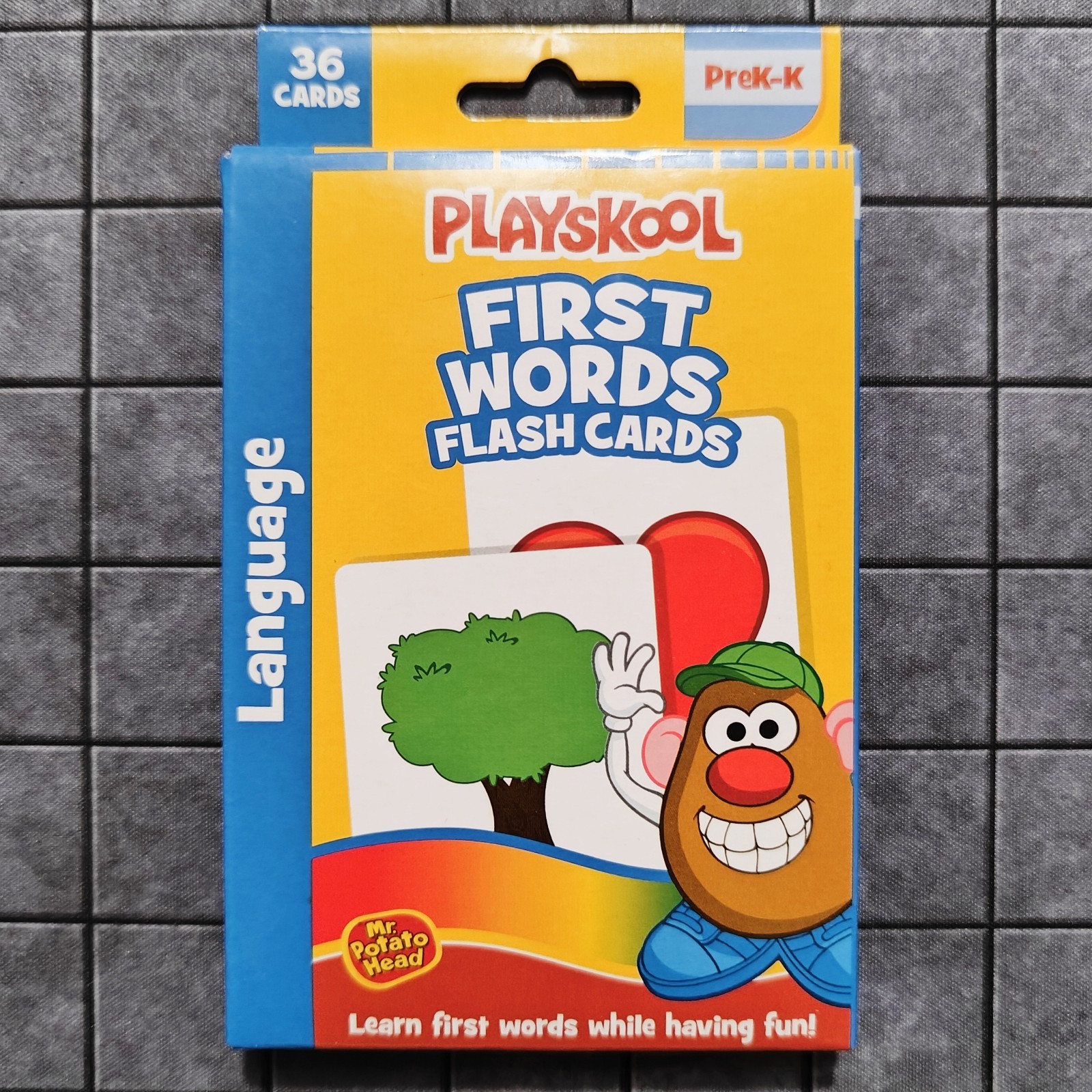 Bendon Playskool First Words Flash Cards Language PreK-K - 36 Cards - NEW SEALED