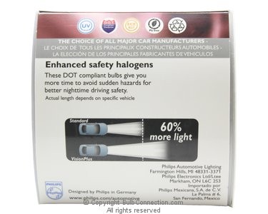 NEW Philips BC9714 9006 Vision Plus 2-Pack 9006VPS2