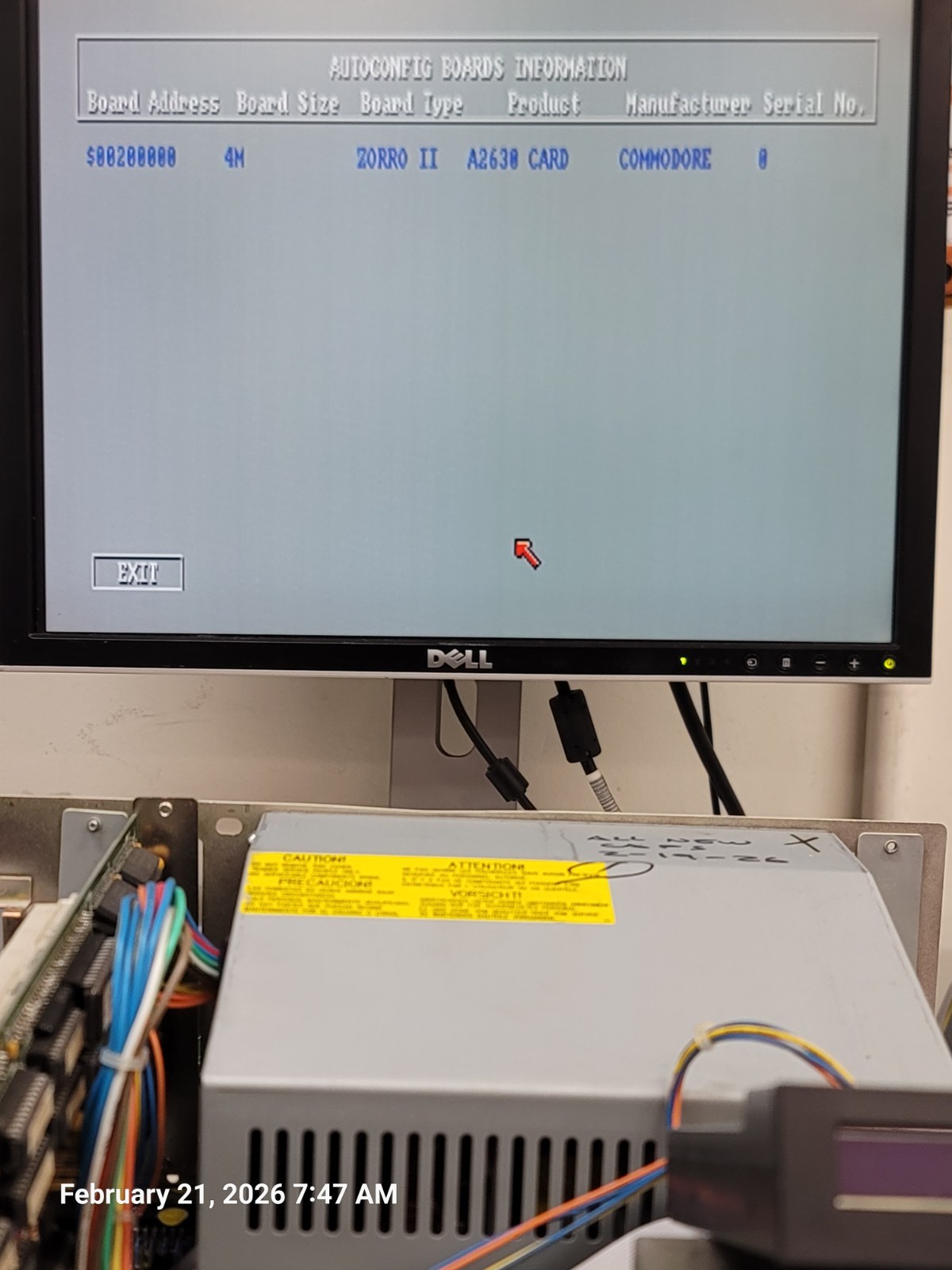 Commodore Amiga A2630 The Edge Accelerator 68030 25MHz & 4MB for A2000 computer