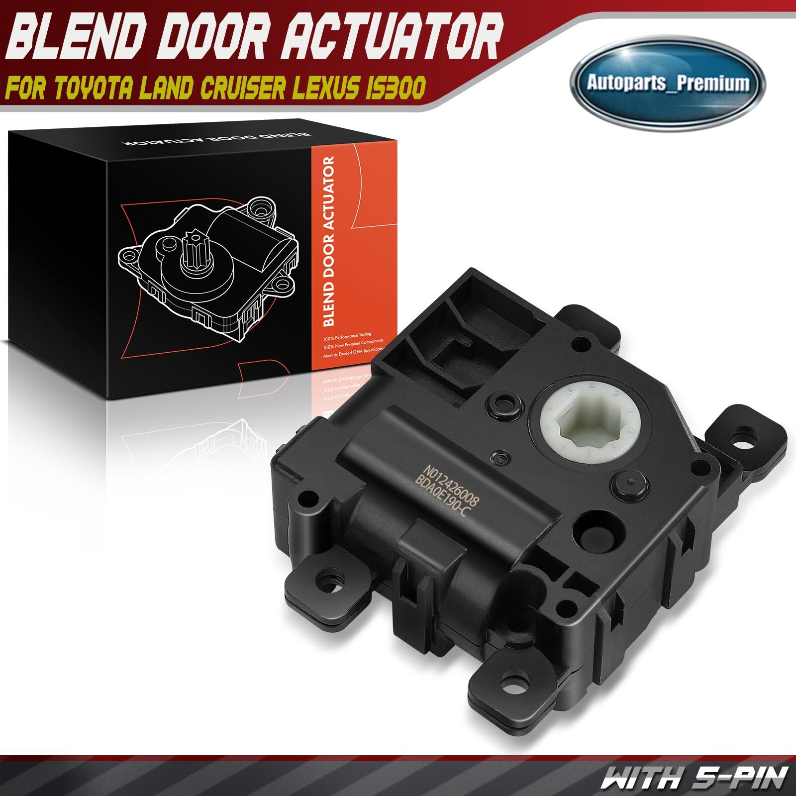 HVAC Blend Door Actuator for Toyota Land Cruiser Lexus IS300 IS350 RC300 RC350