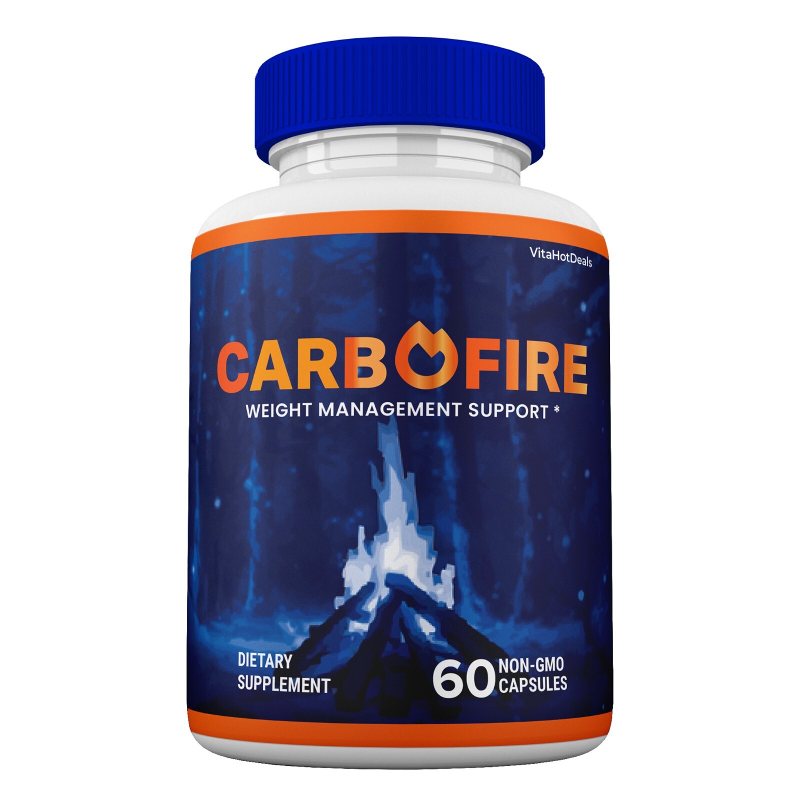 Carbofire Capsules Maximum Strength Formula Carbo Fire Pills Supplement (2 pack)