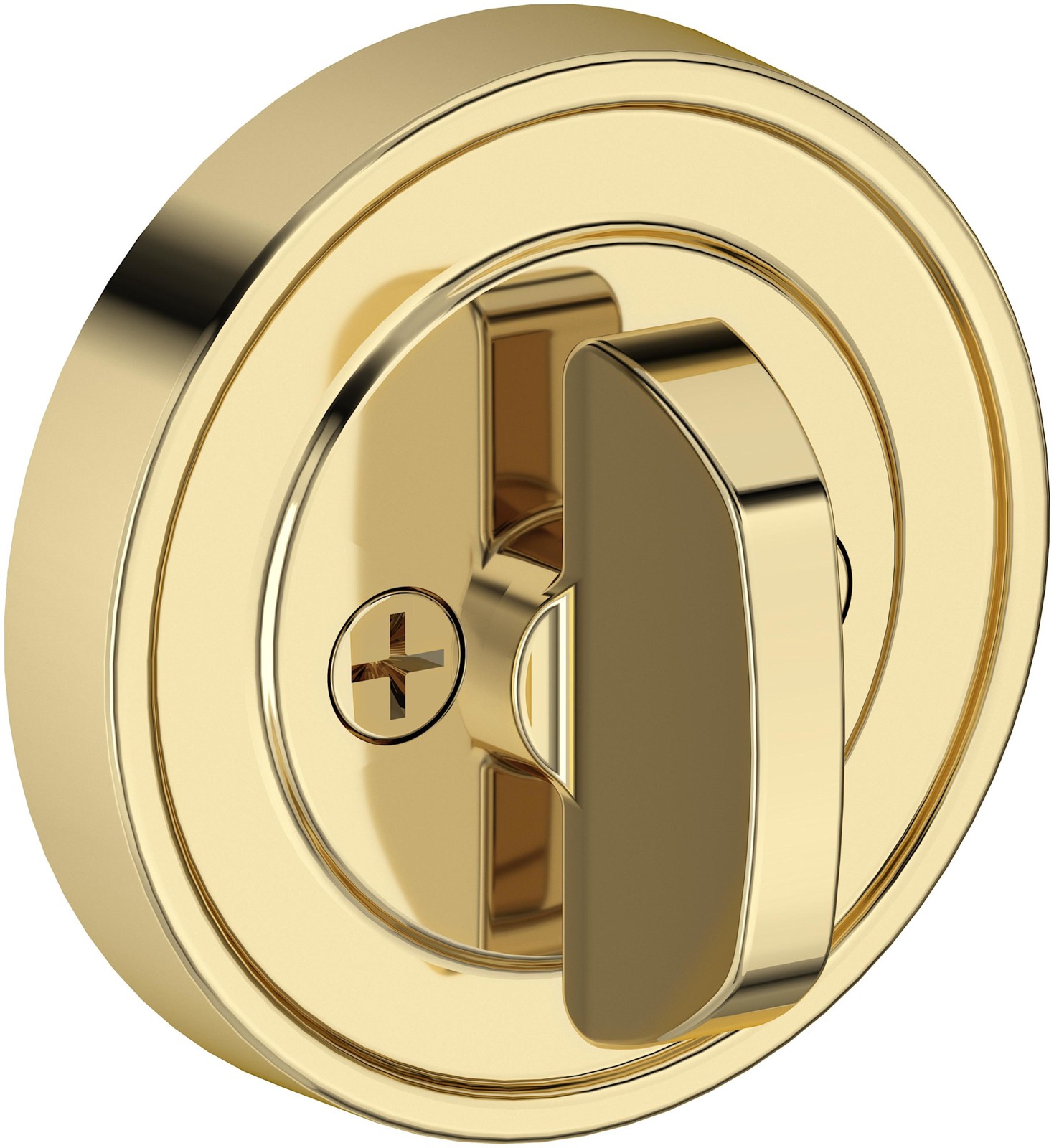 Baldwin SC.RRD Recessed Round Solid Brass Single Cylinder Keyed - Brass