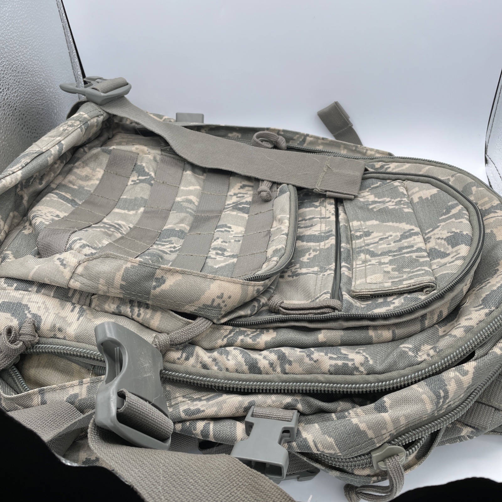 USAF ABU Military Issue Tactical Backpack Digital Tiger Stripe Rucksack