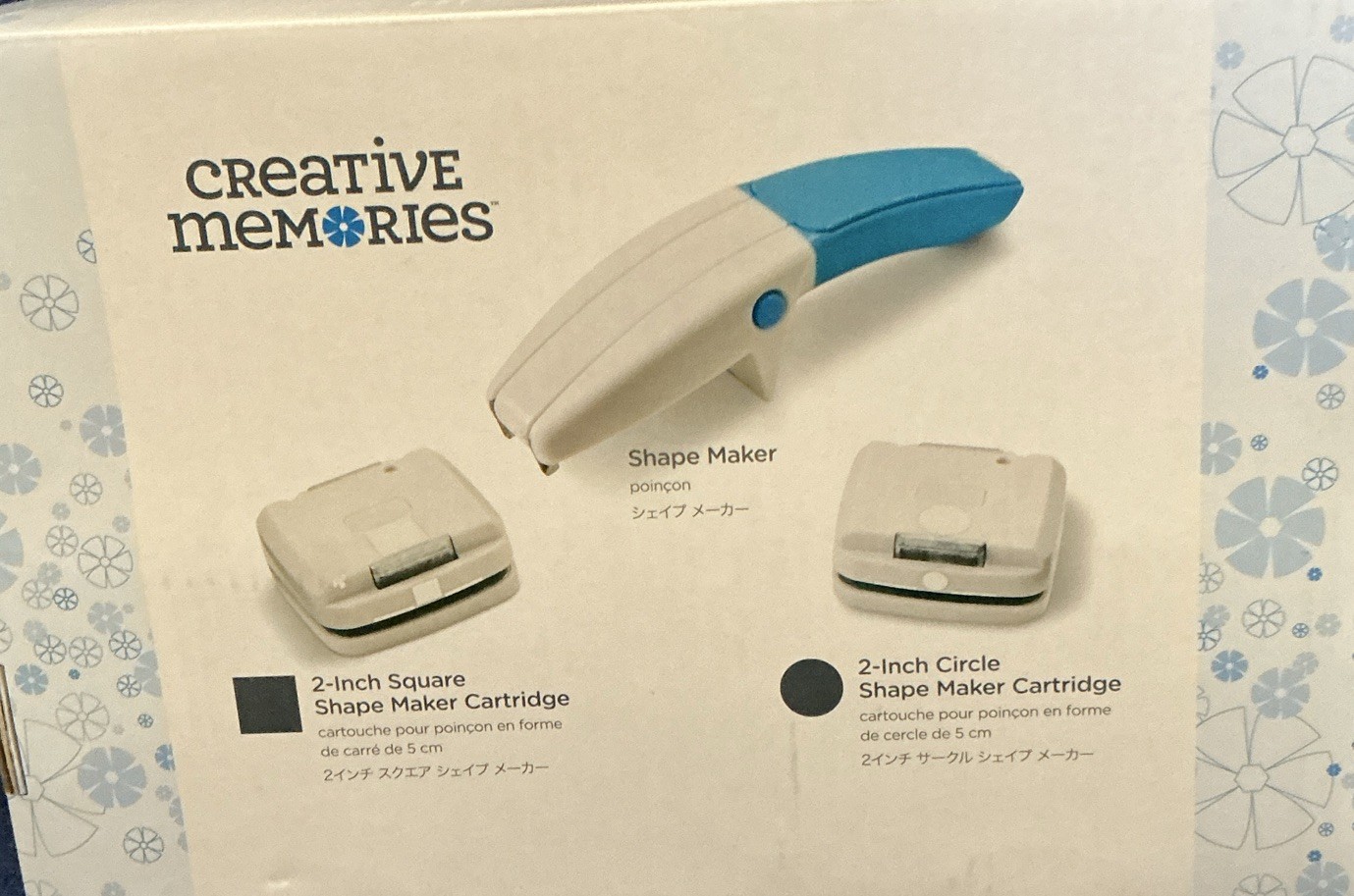 Creative Memories Shape Maker System 2" Punch Circle & Jigsaw Cartridges