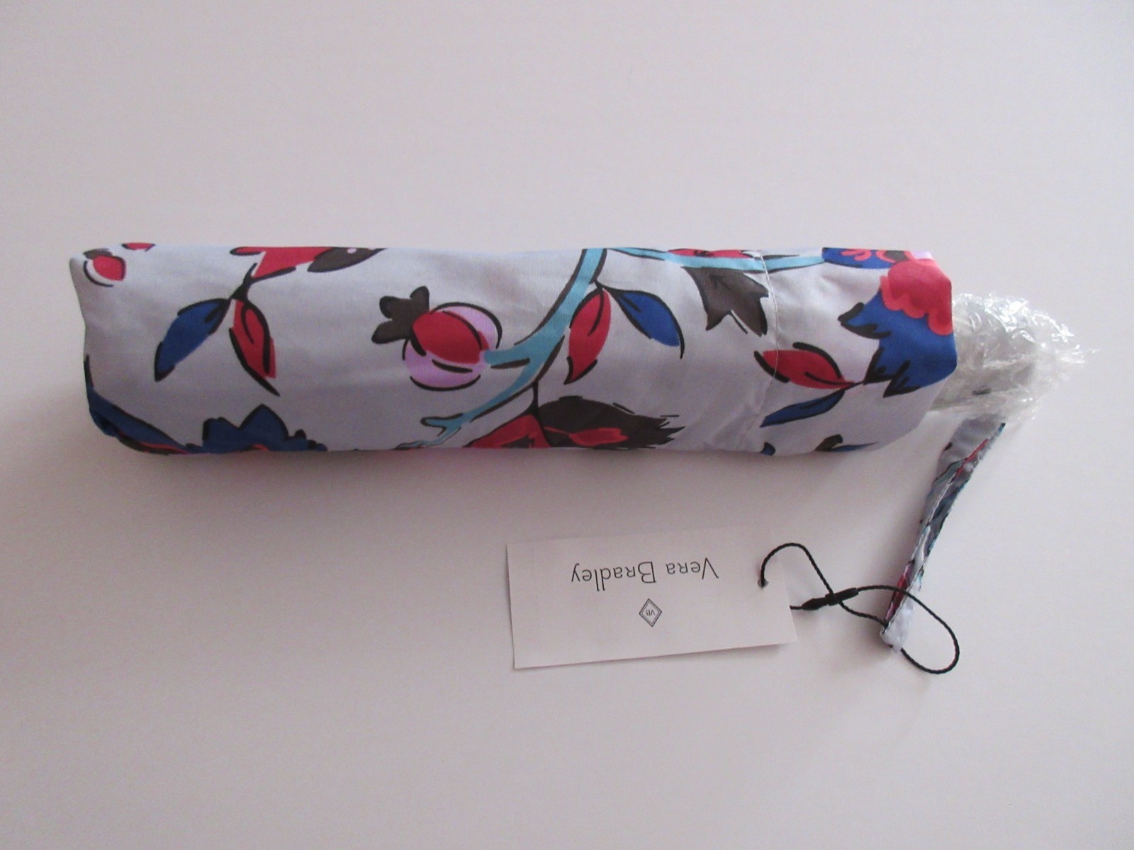 Vera Bradley Automatic Open/Close Umbrella Vineyard Floral Print New With Tag