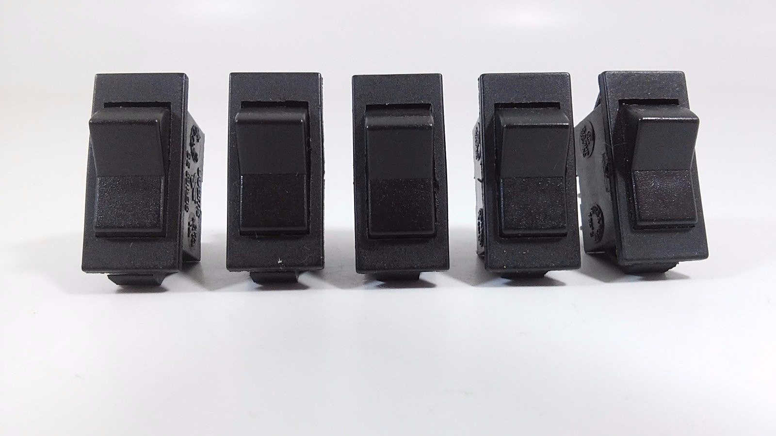 5 Pcs SWANN Switch Toggle ON/OFF SPST Arcolectric Rocker Circuit 15A  125AC T85C