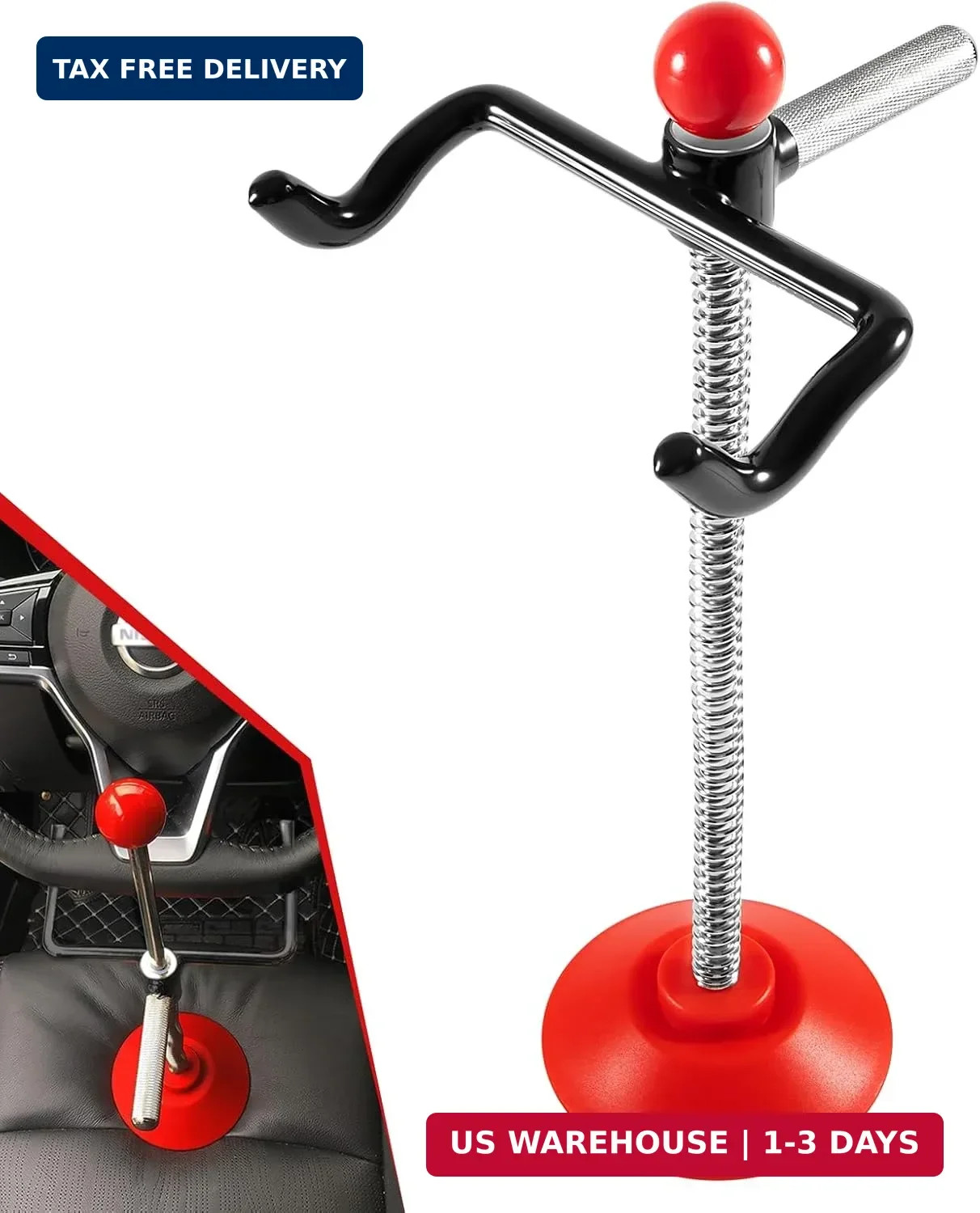 Steering Wheel Holder Stand Tool for Wheel Alignment, Adjustable Steering Wheel