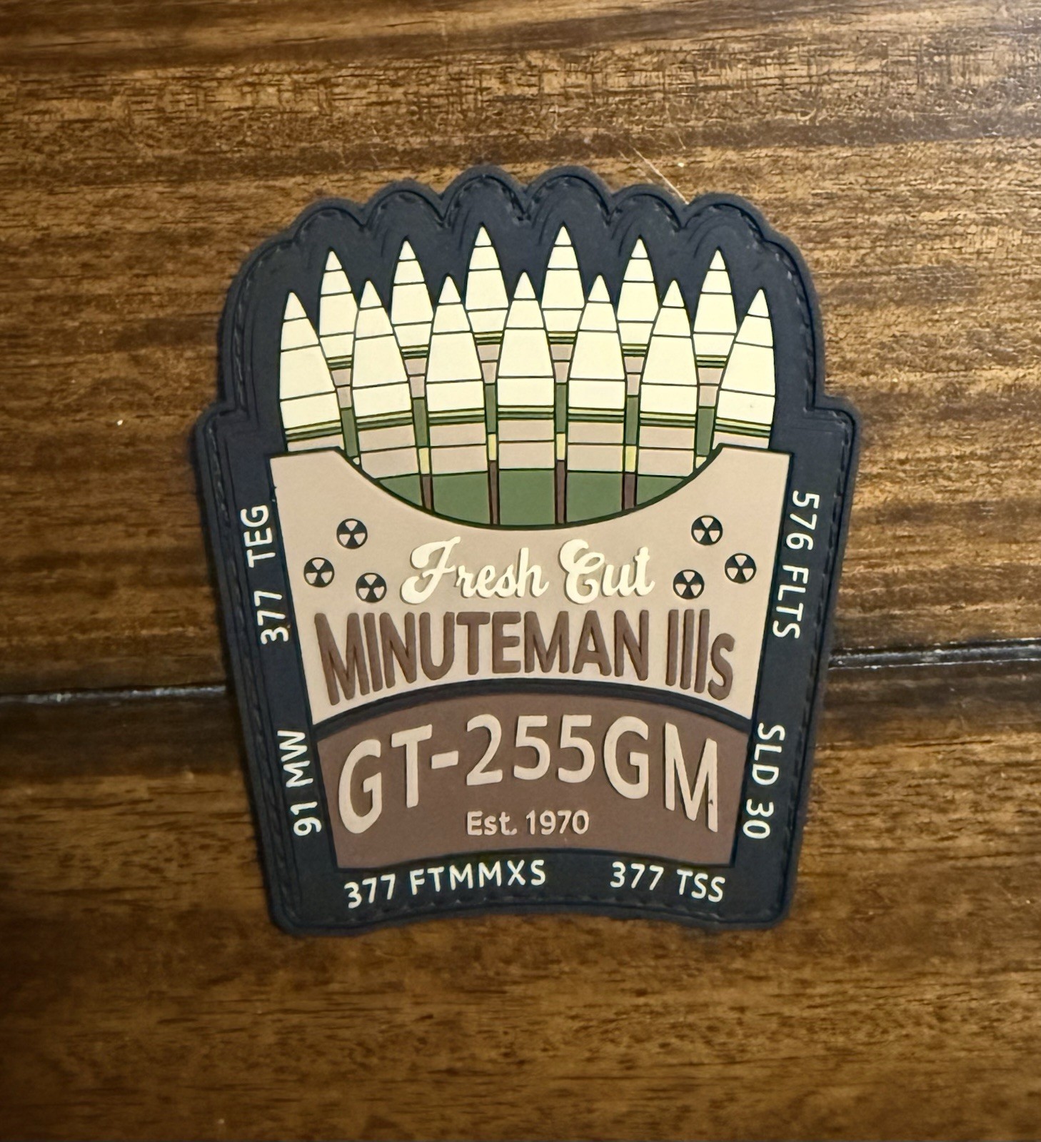 USAF 576 FLTS, GT 255, ICBM Nuclear Patch, Test Launch, Glory Trip, Missile, OCP