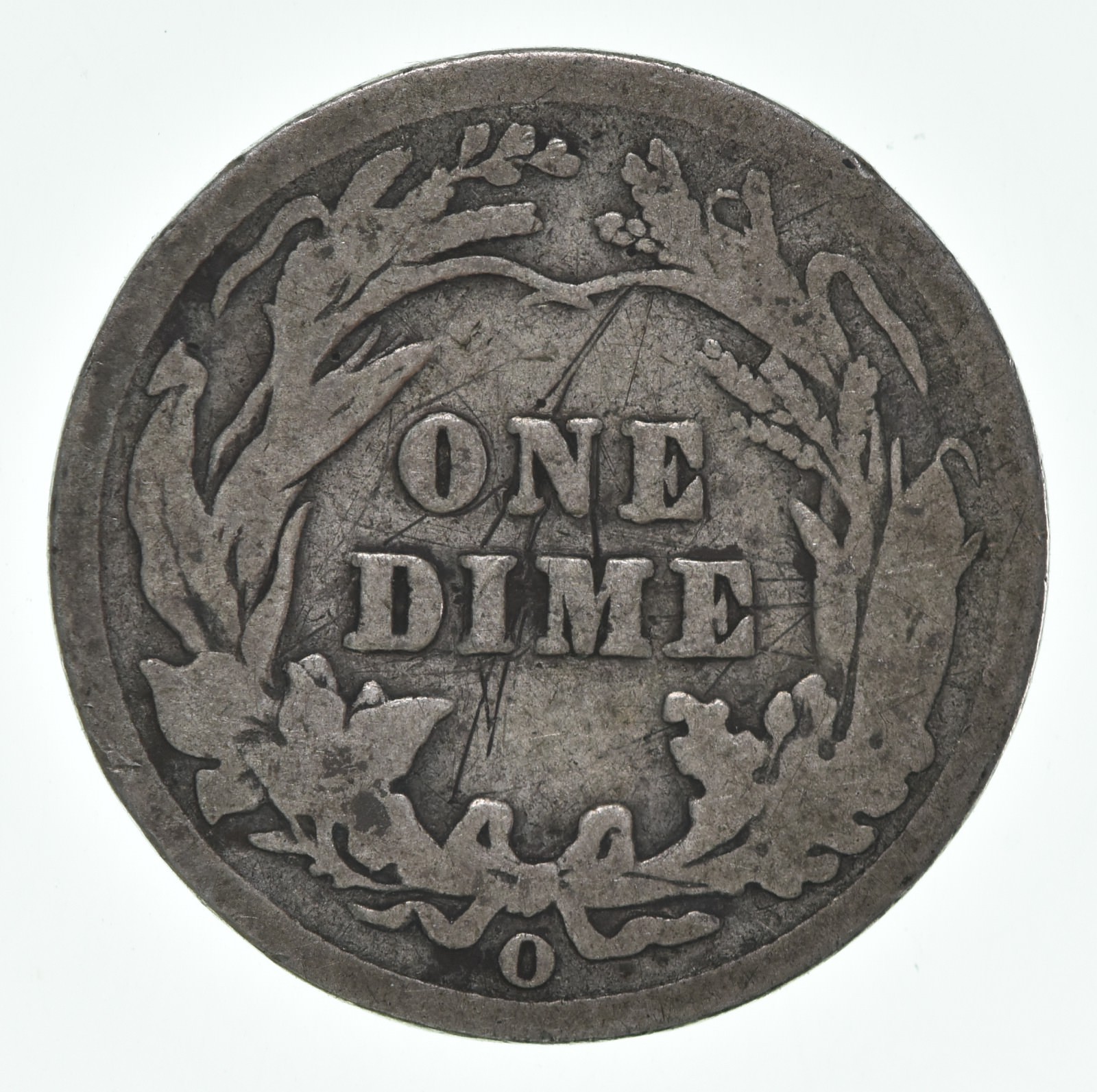 1905-O Barber Dime 90% Silver Average Circ