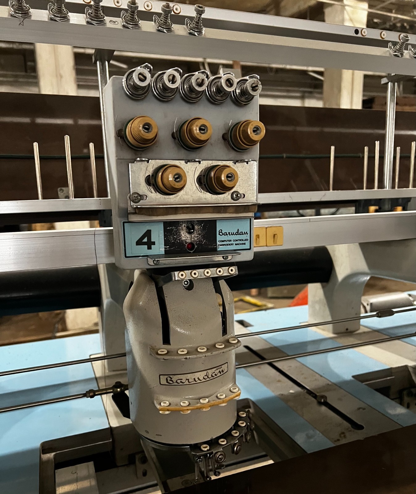 BARUDAN 6 HEAD EMBROIDERY MACHINE - 5 NEEDLE