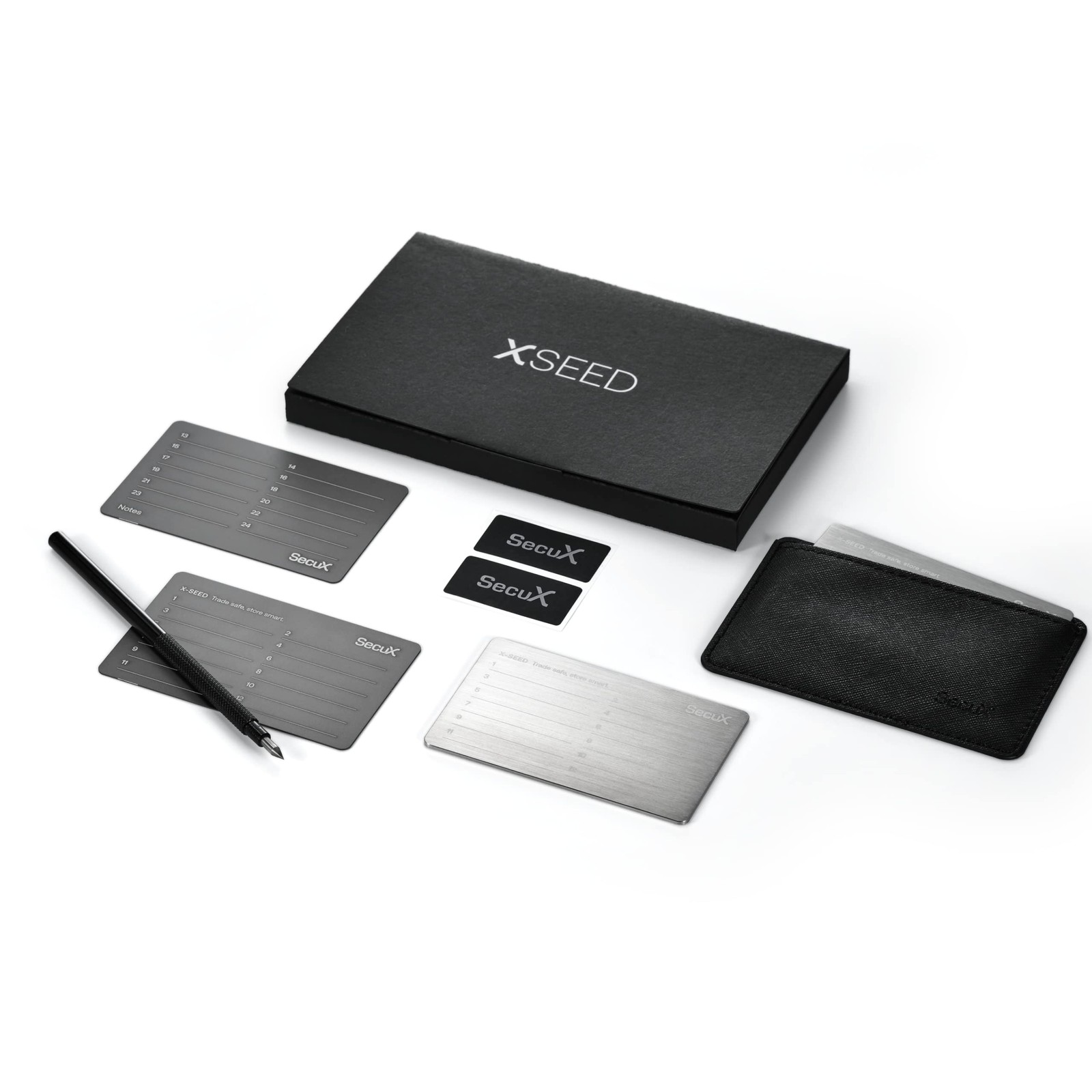 SecuX – XSEED - Secure Bitcoin Small (approx. 2-3" x x 0.5"), Silver