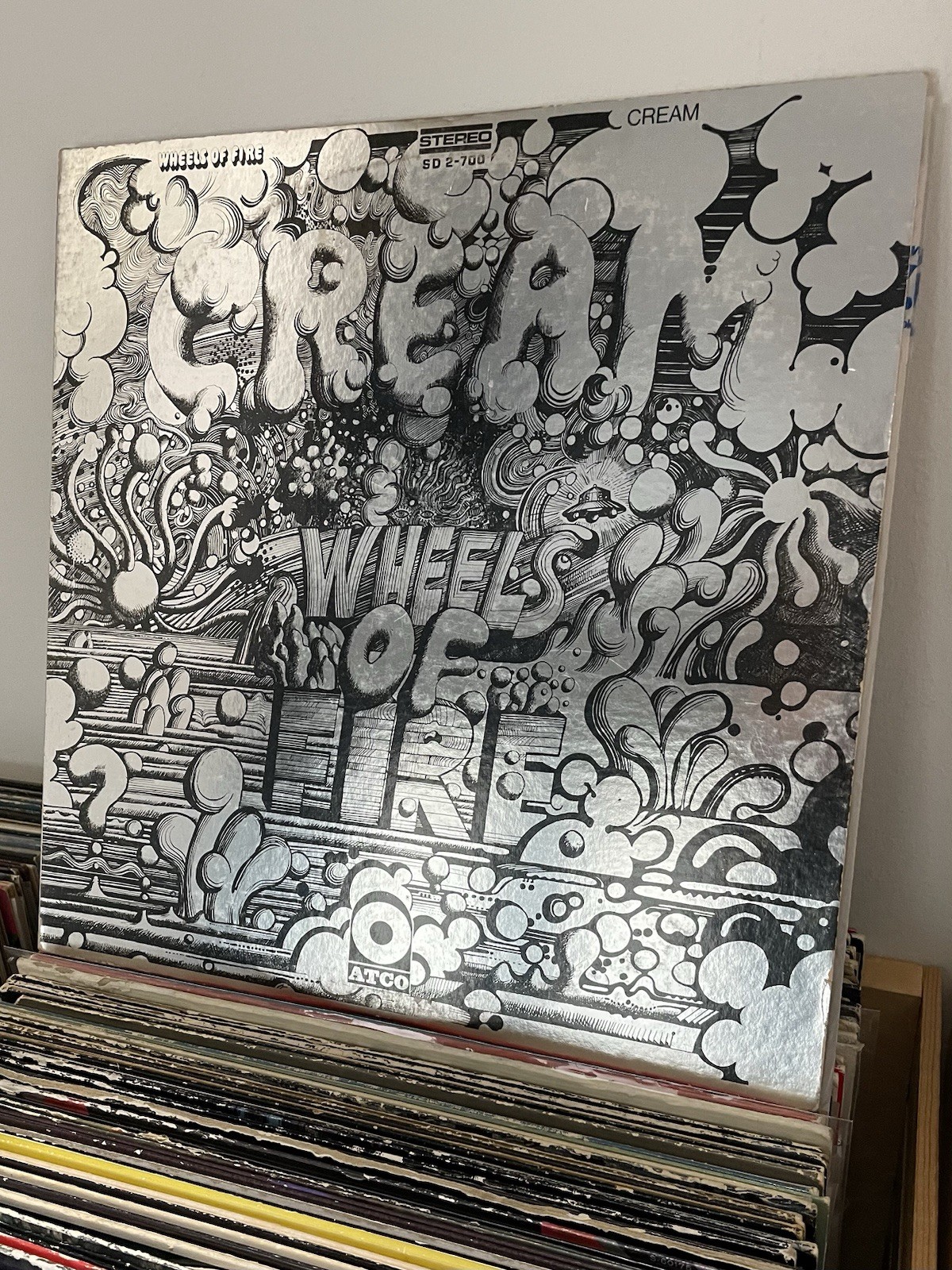 CREAM WHEELS OF FIRE VINYL RARE 1971  DOUBLE Lp EX  Gatefold Great Listen