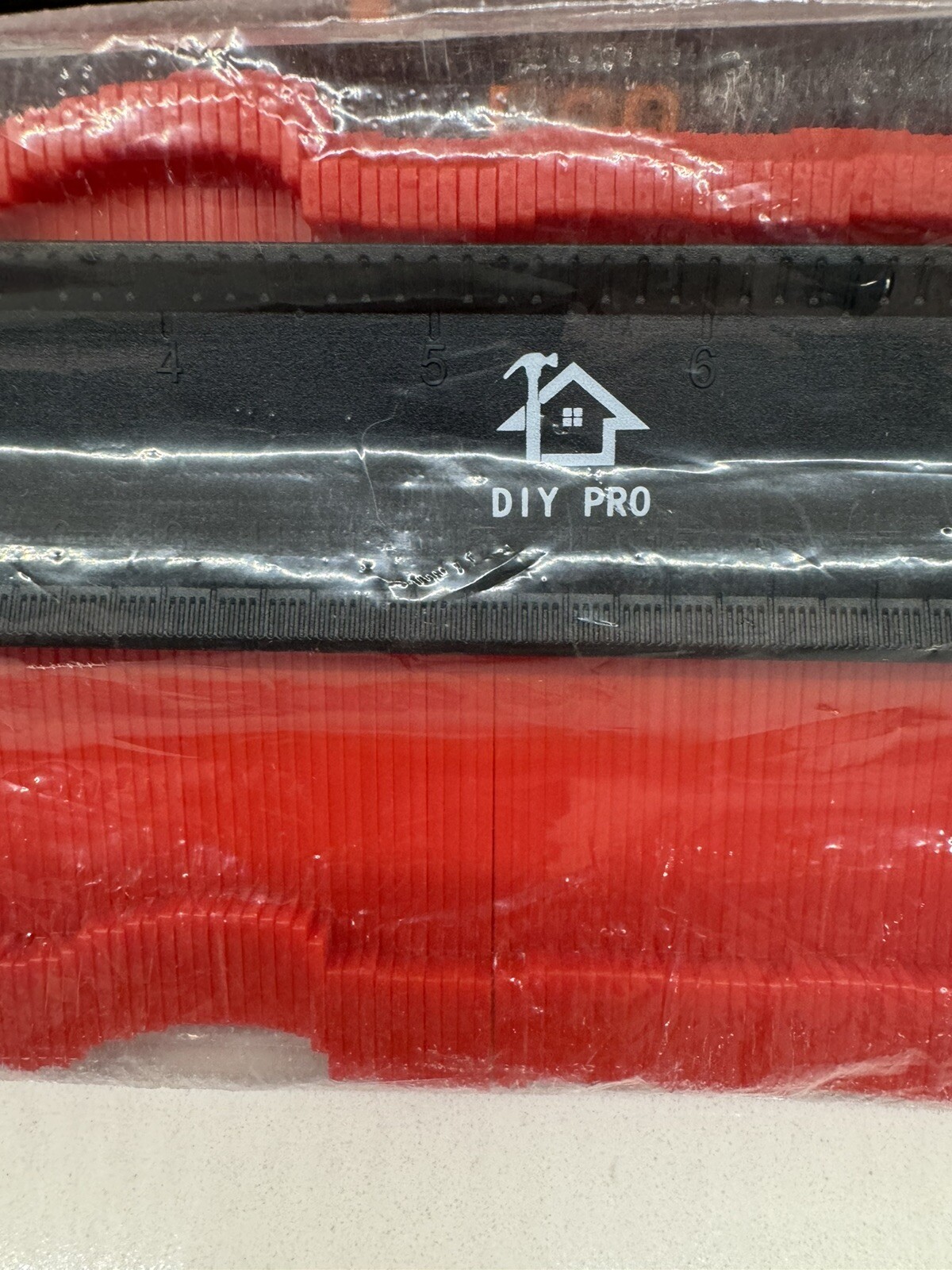 DIY PRO GAUGE Profile Measuring Tool Shape Plastic Ruler 10 Inch