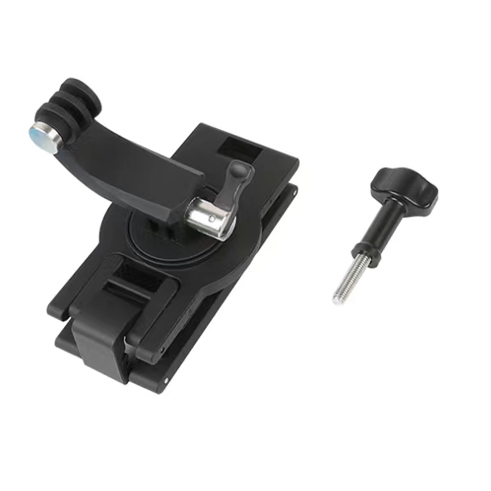 Camera 3-Level Non-Slip 360° Rotatable Backpack Clip Mount Shoulder Belt Clamp
