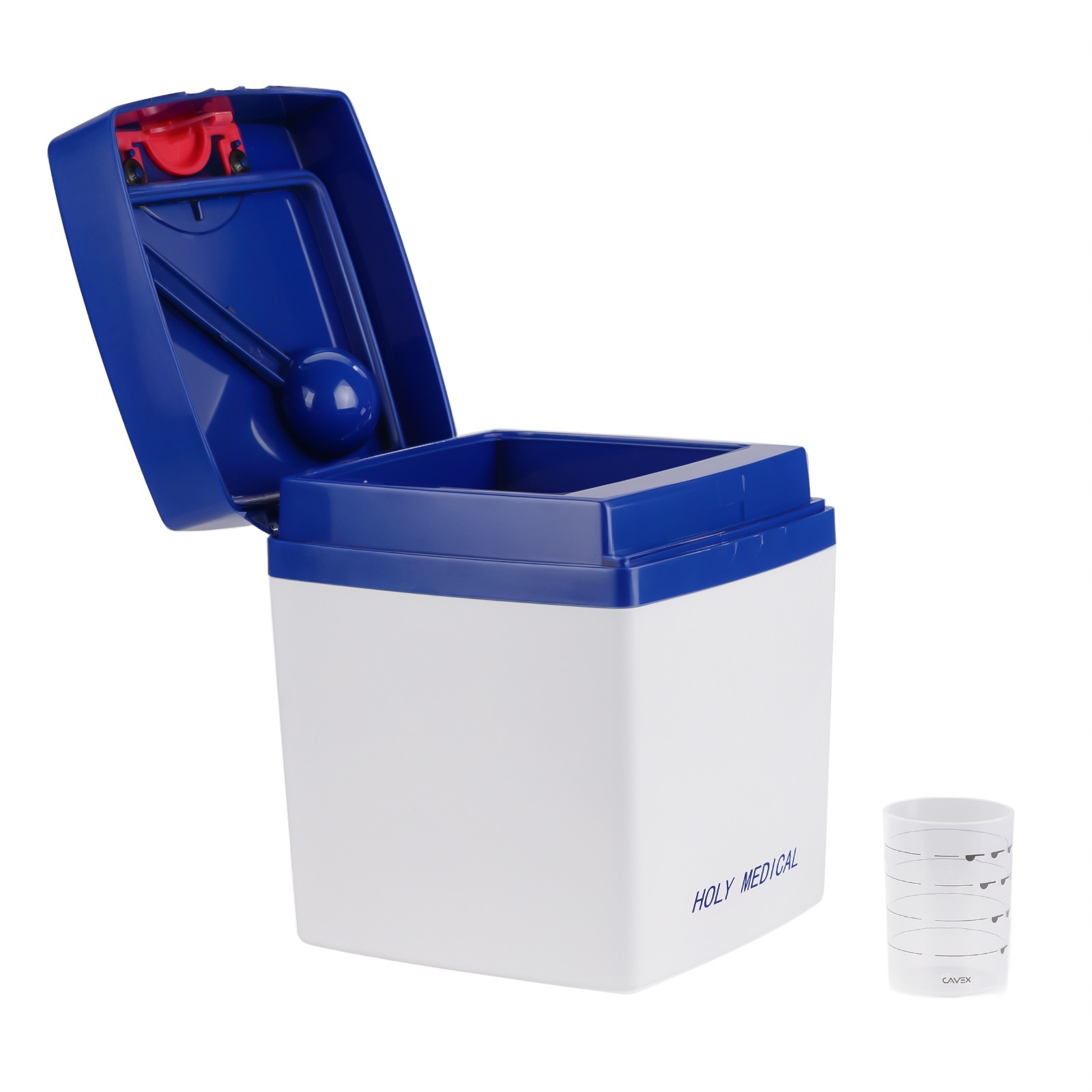 1Pc Moisture Proof Box Impression Materials Plastic Container for Dental Mixer