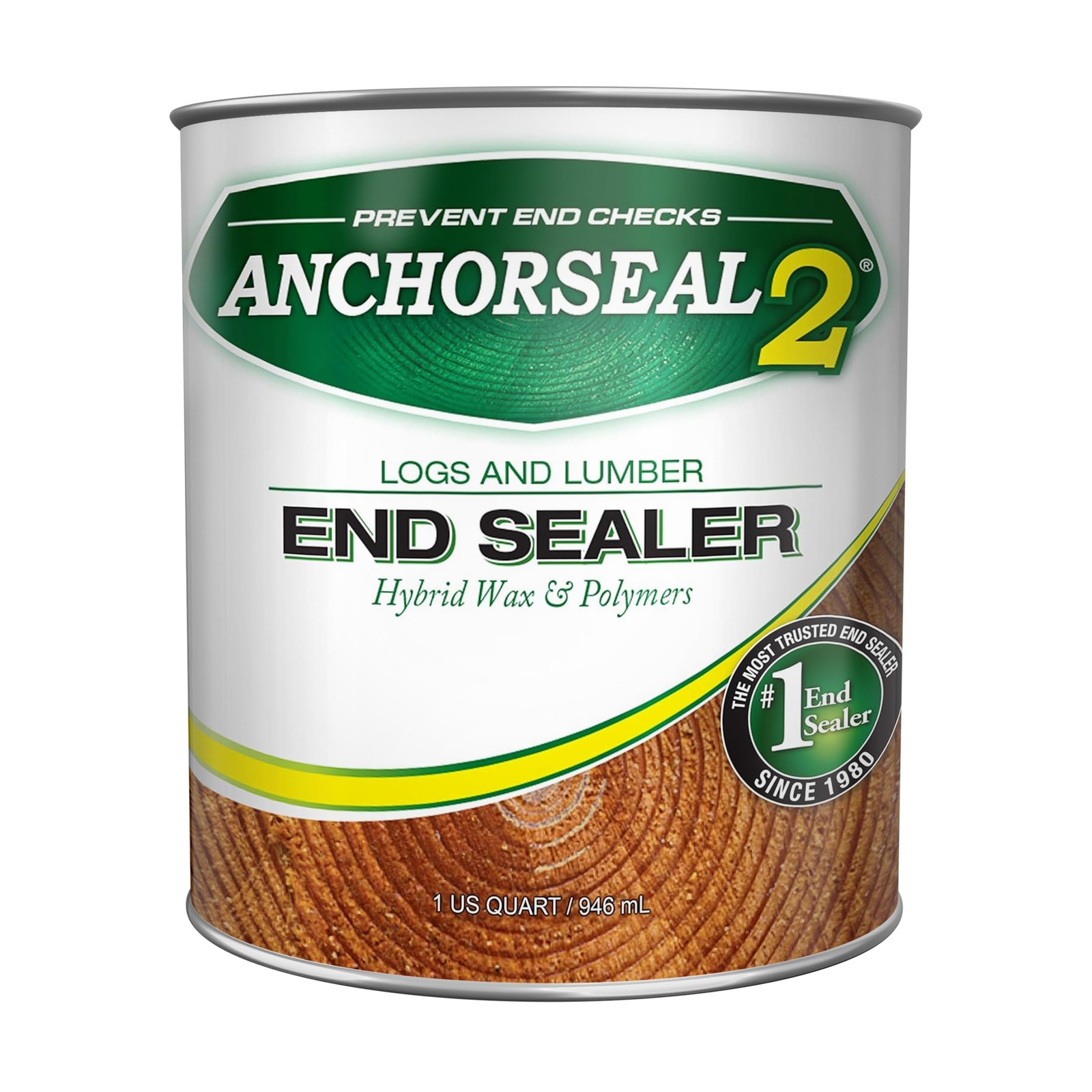 ANCHORSEAL 2 Log & Lumber end Grain Sealer - Prevents up to 90% of end Checks (D