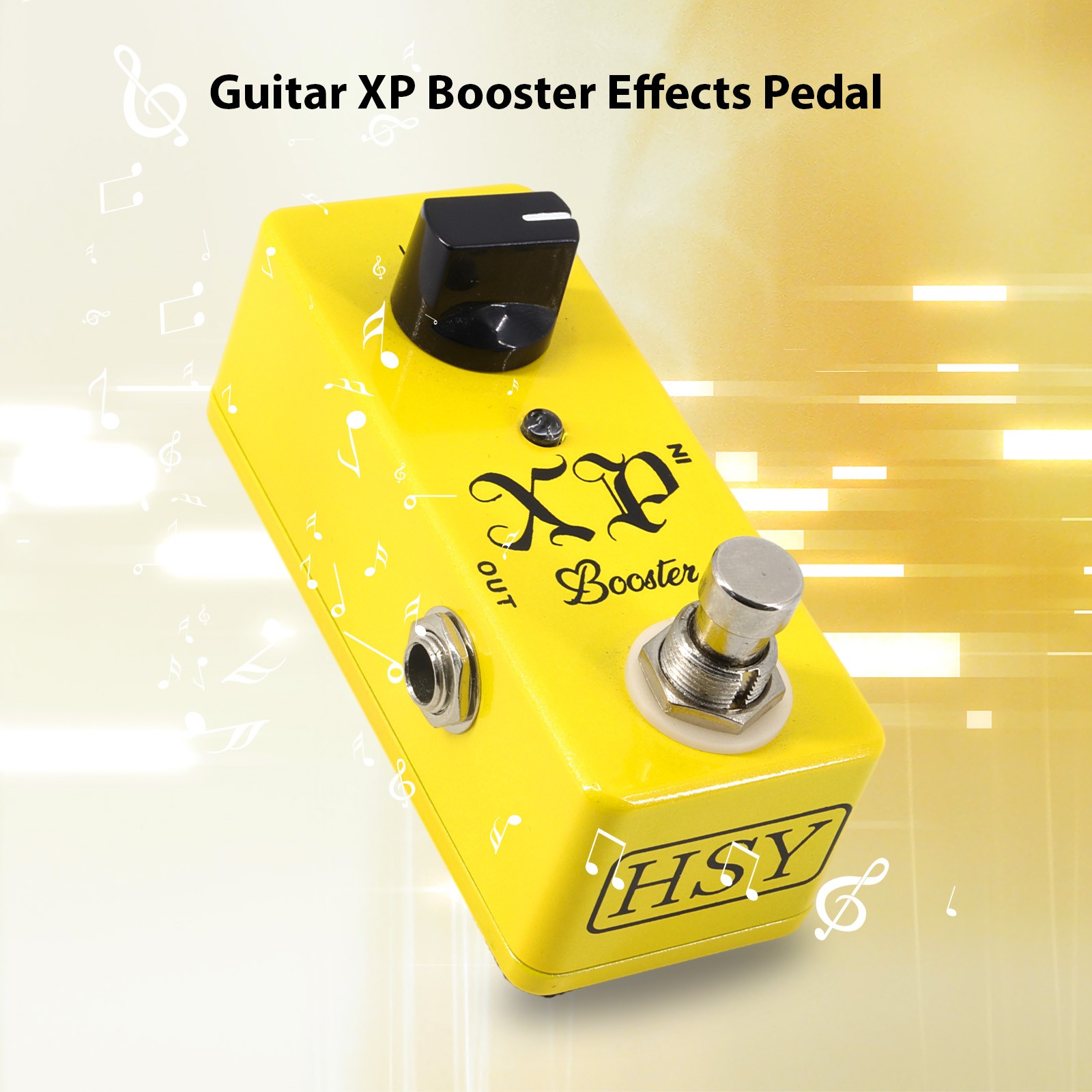 Guitar XP Booster Pedal Electric Guitar Effects Pedal True Bypass Zinc Allo AOCC