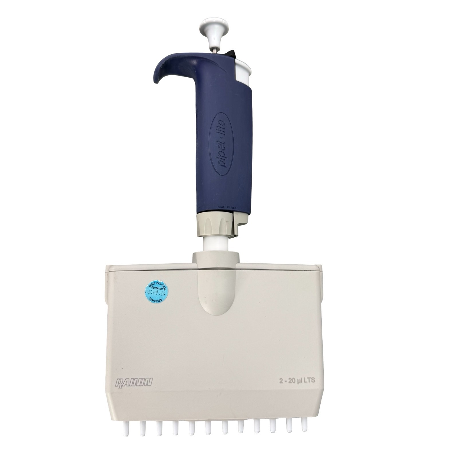 Rainin LTS 12-Channel Multichannel Pipette 2-20µL Pipet-Lite Tested USA