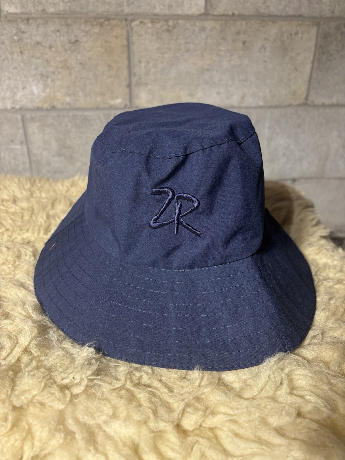 Zero Restriction OSFM Embroidered Logo Blue Gore Tex Bucket Hat