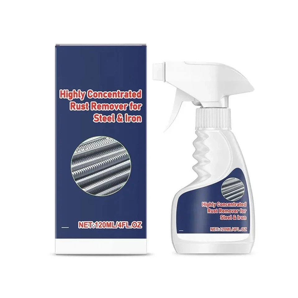 New Heavy Duty Rust Removal for Metal,Multipurpose Rust Remover Spray,Stainless*