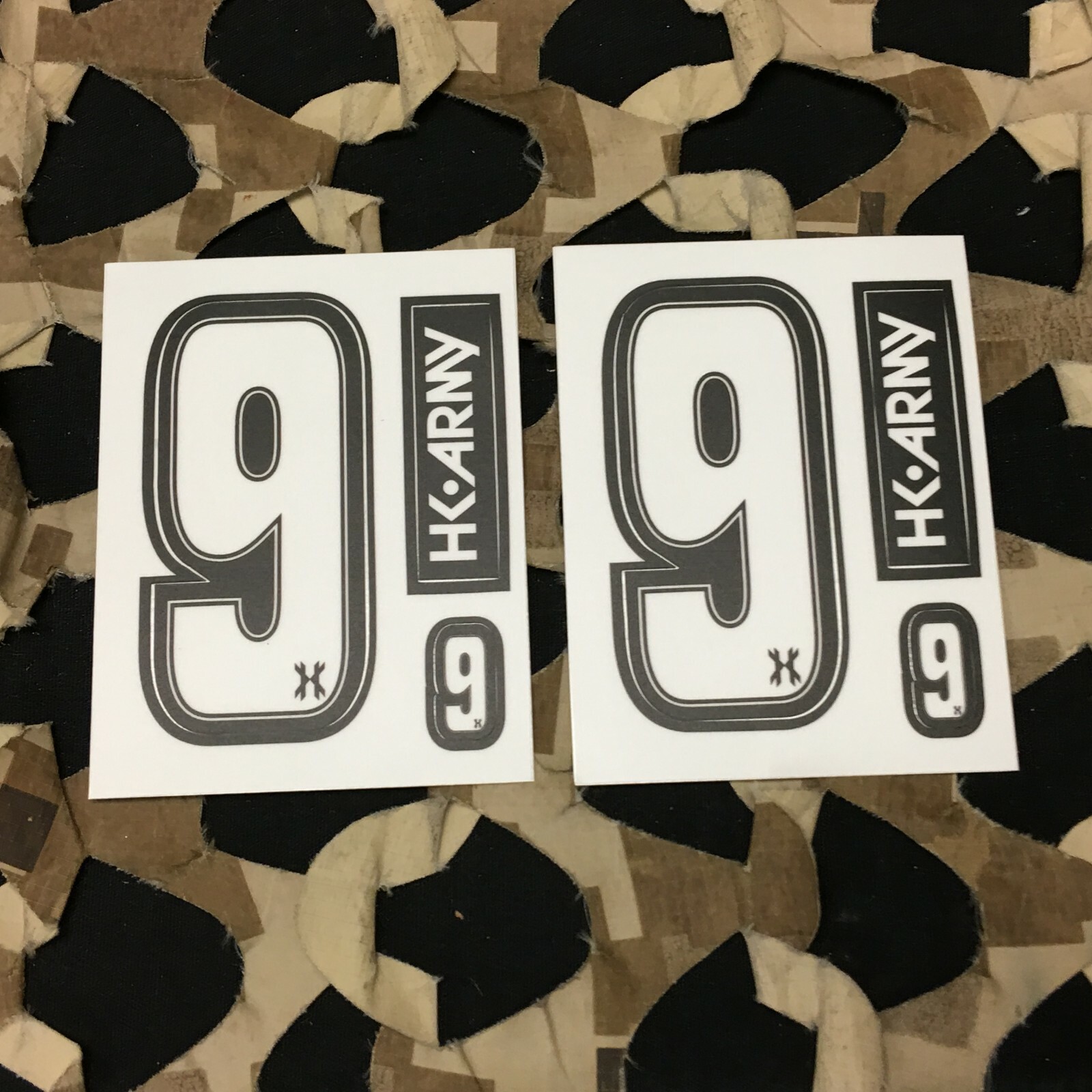 NEW HK Army Number Sticker Pack - 9