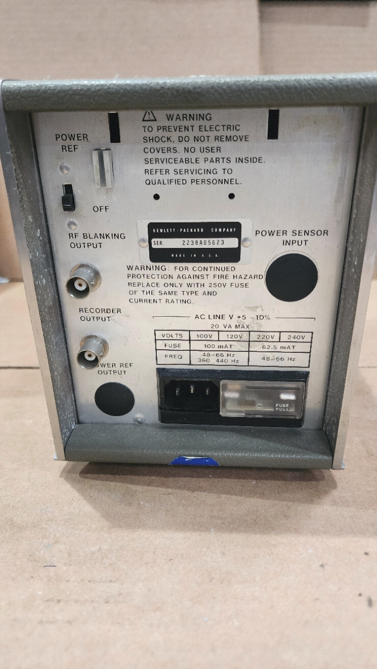 HP/Agilent 435B Power Meter CLEAN!