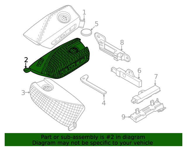 Genuine BMW Switch & Key 82295a56c32