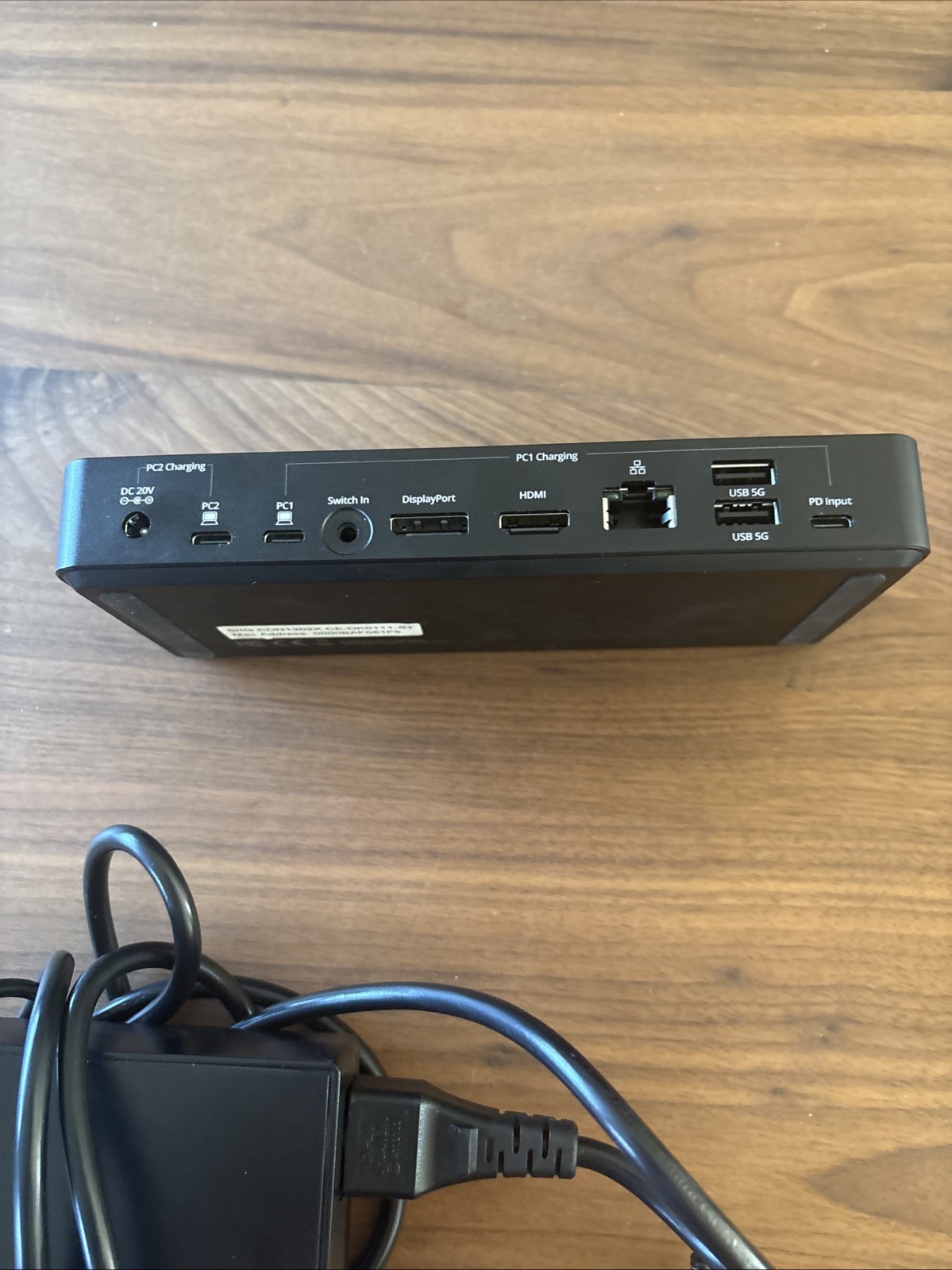 SIIG KVM Docking Station with PD100W for 2 Monitors & 2 Computers